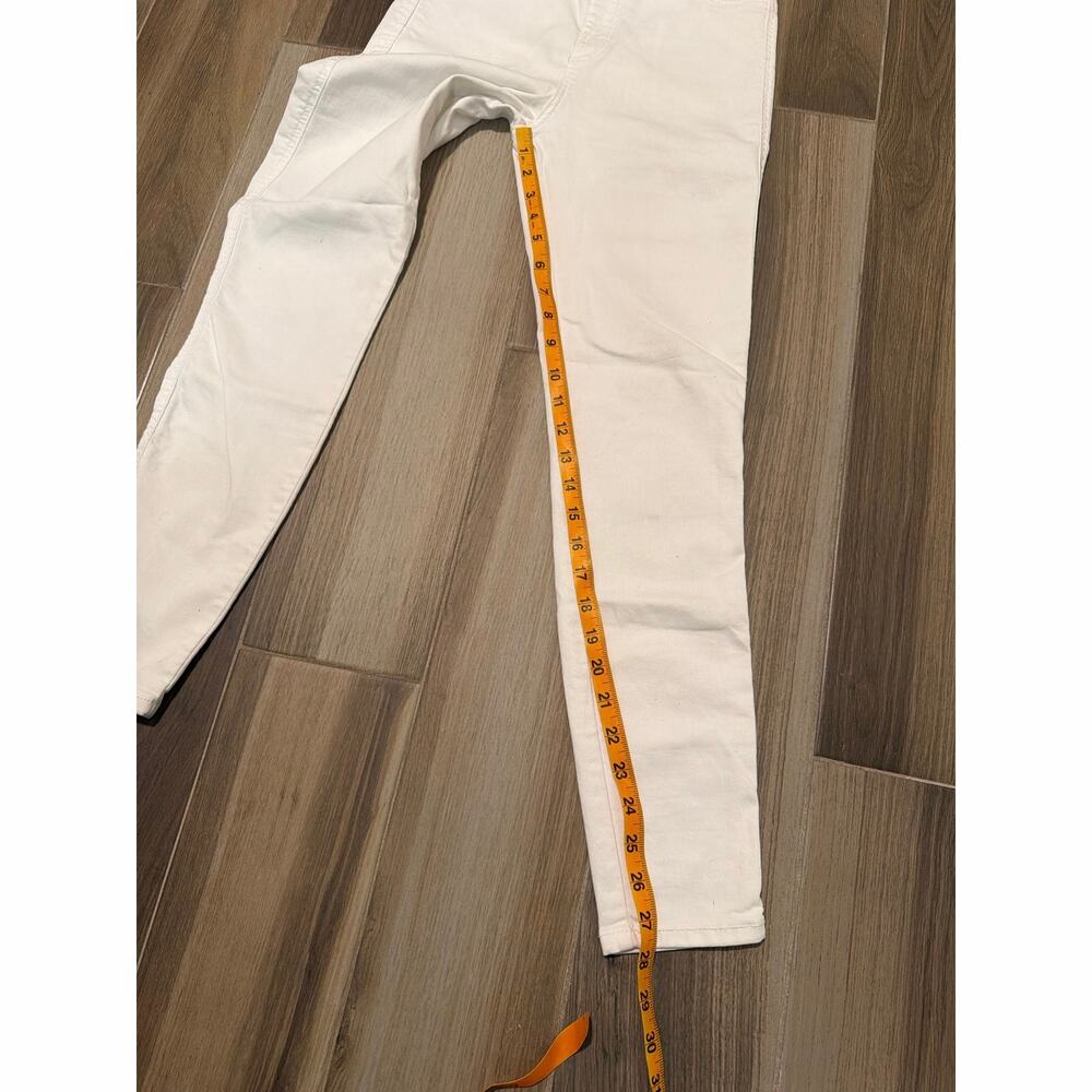 Zara High Rise Shaper Ankle Length White Jegging Size 8 - Picture 7 of 8